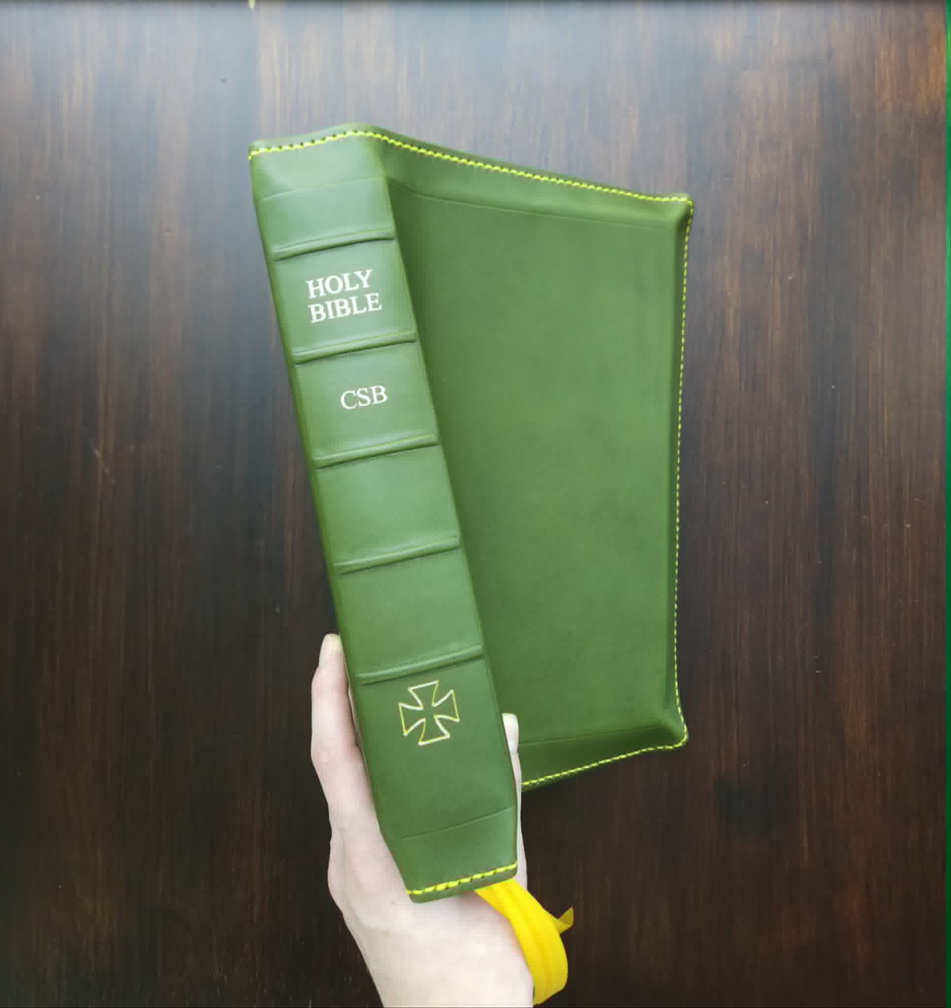 CSB Adorned Bible Rebind - Emerald view 1