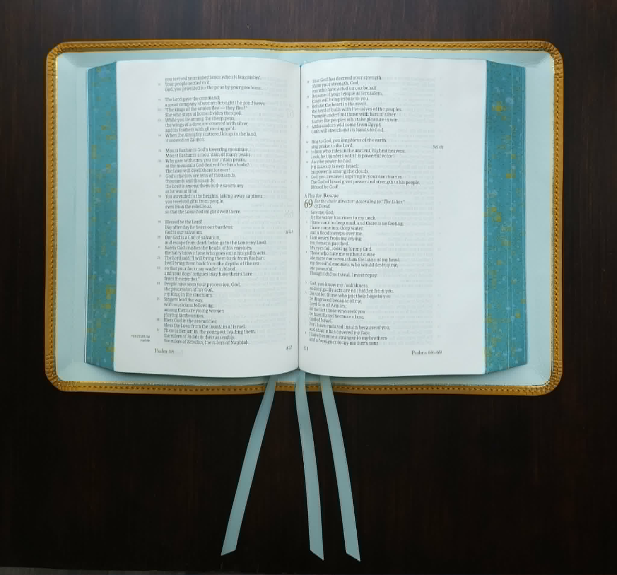 CSB Adorned Bible Rebind - Yellow view 3