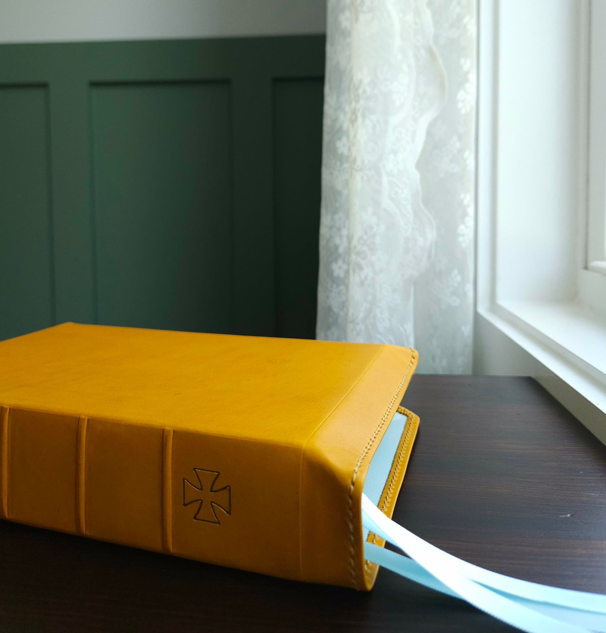 CSB Adorned Bible Rebind - Yellow view 7