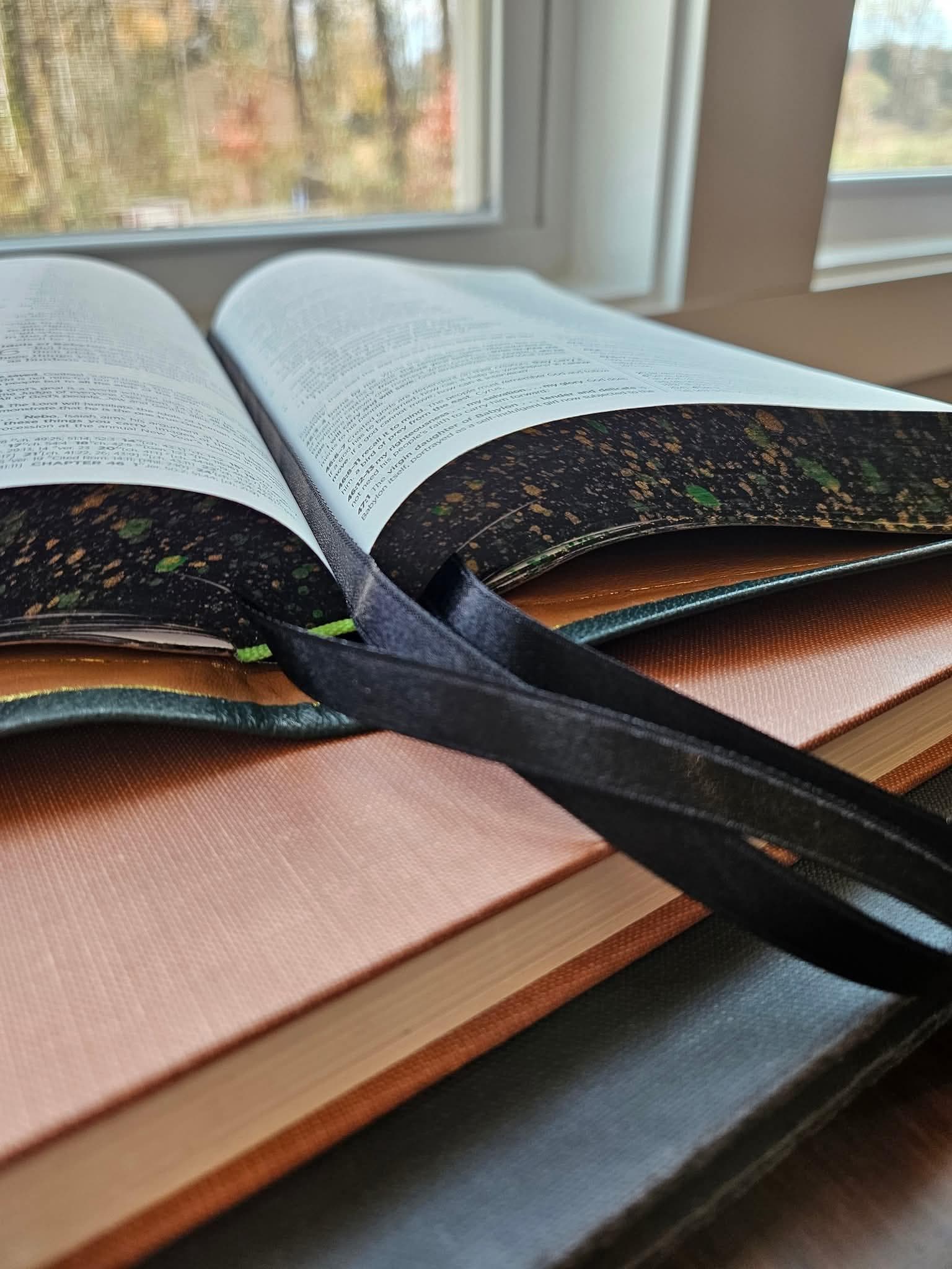 ESV Crossway Student Study Bible Rebind - Forest Green view 1