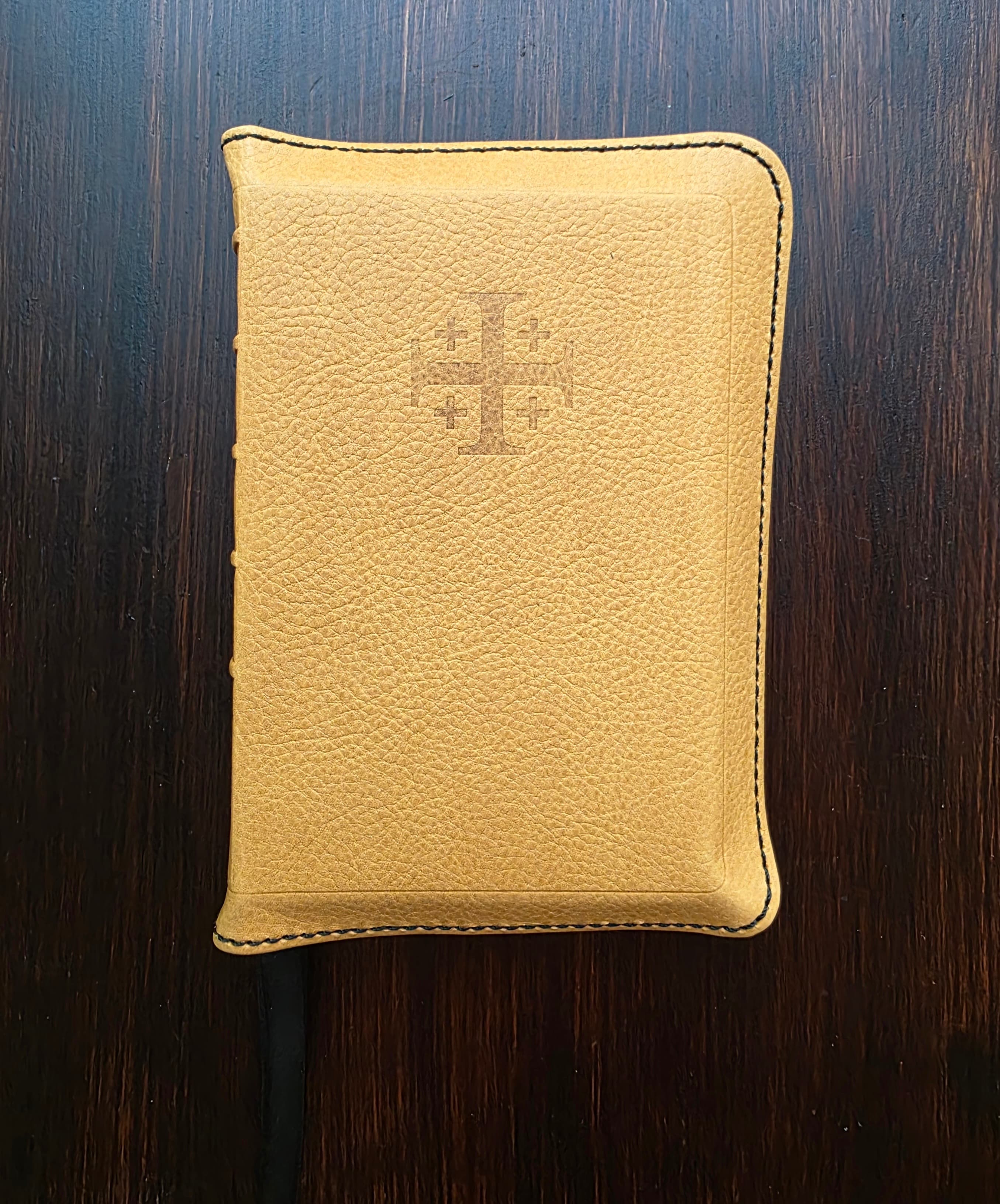 KJV, Compact, Maclaren Edition- Badalassi Pebbled- Bone view 7