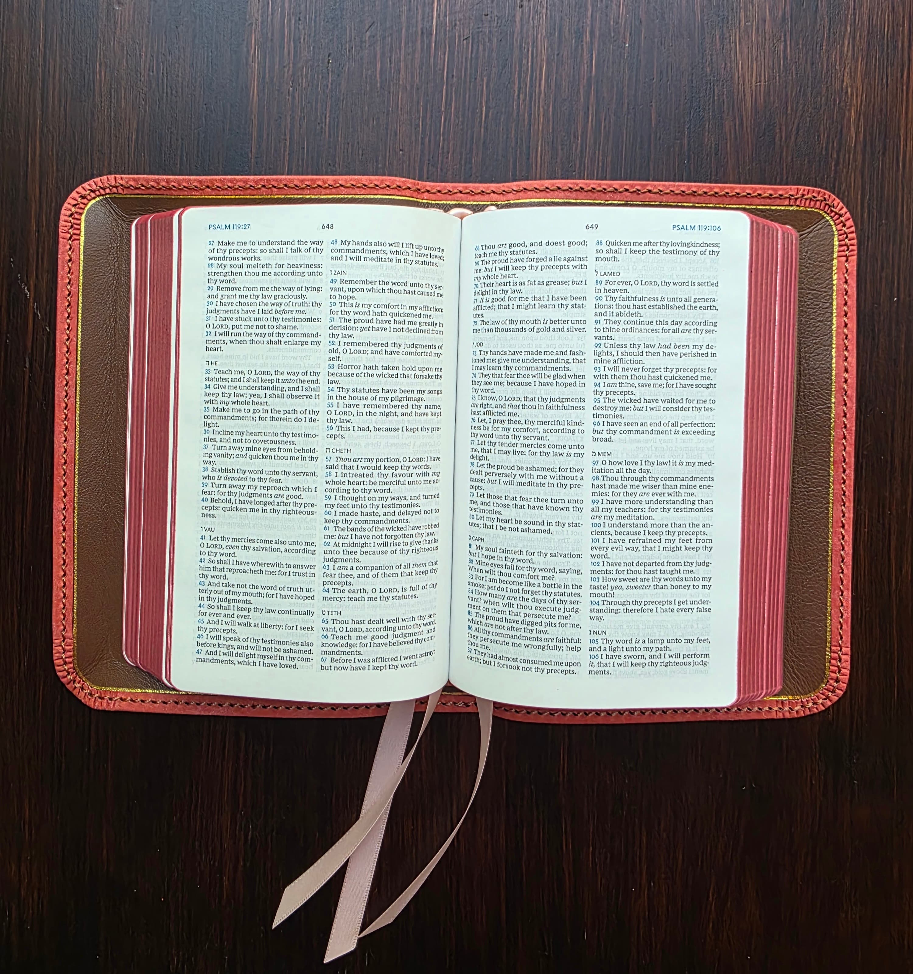 KJV, Compact, Maclaren Edition - Pueblo Pink view 2
