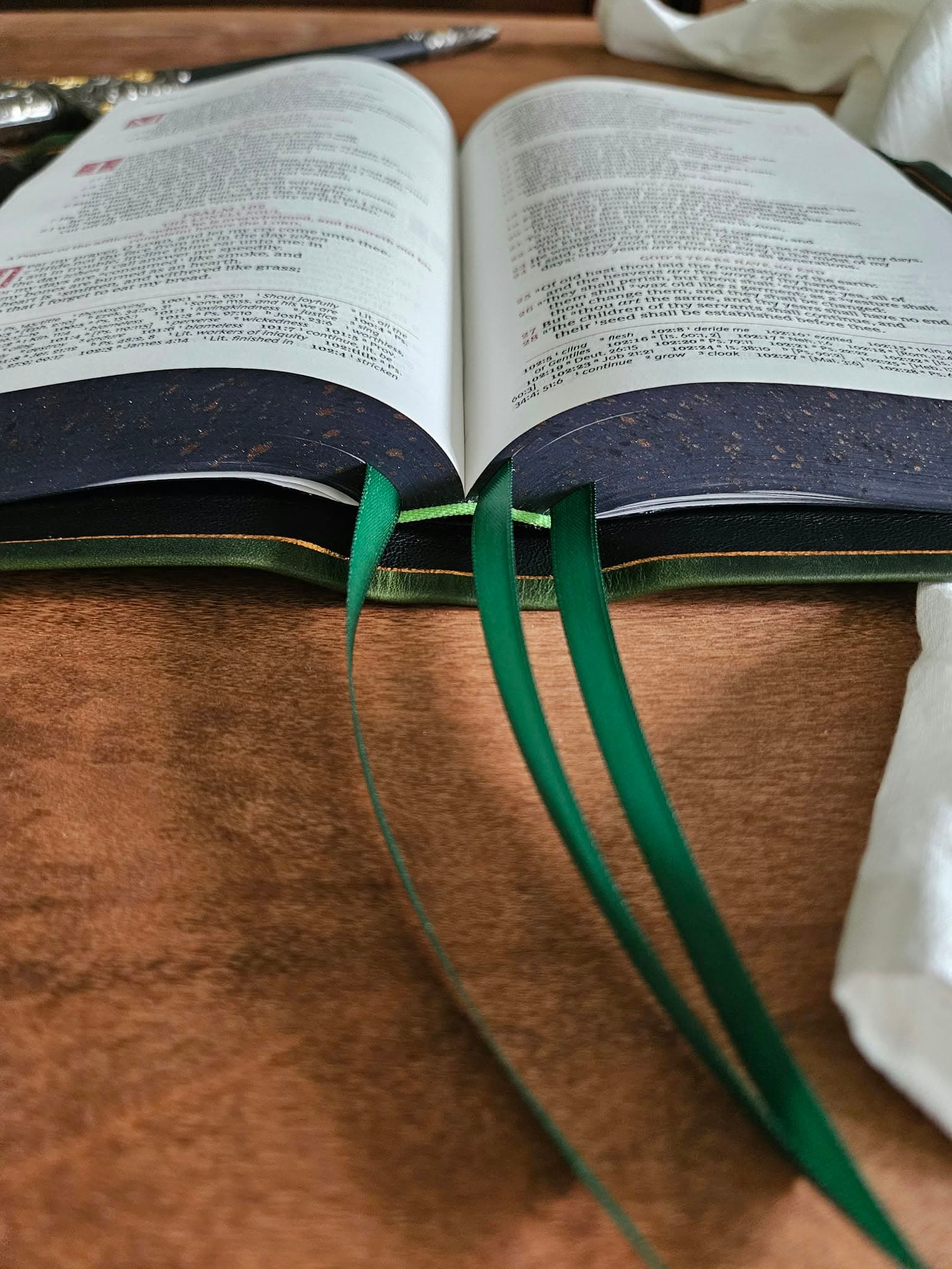 KJV, Personal Size Reference Bible Rebind, Sovereign Collection in Emerald view 16