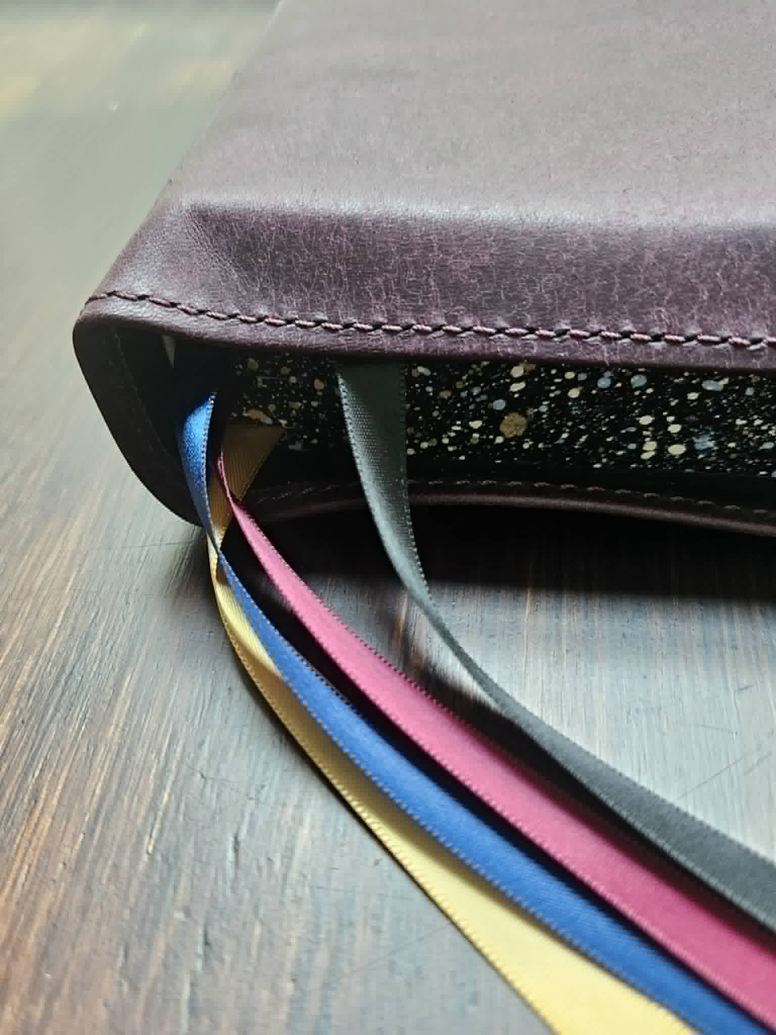 Legacy Standard Bible Rebind in Violet Badalassi Carlo - Pueblo view 3
